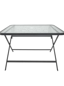 Gartentisch ''Formantera'' in Grau - (B)110 x (H)75 x (T)70 cm