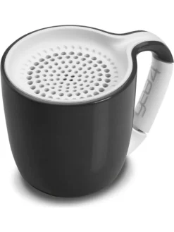 Gear4 Bluetooth Mini-Lautsprecher im Espresso-Tassen-Design Kompakter in Schwarz