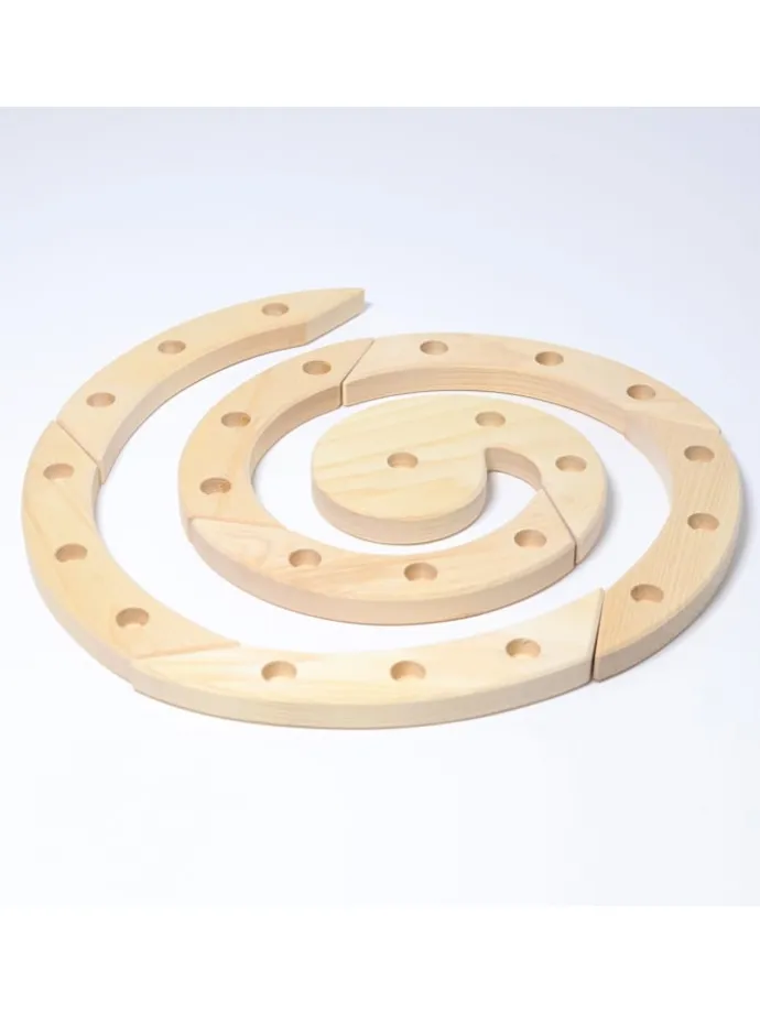 Geburtstags- und Adventsspirale natur 8-tlg ab 1 Jahr in natur