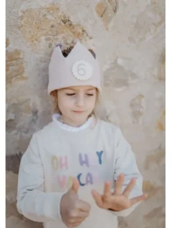 Geburtstagskrone in lavender