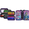 Gefülltes Federmäppchen "Monster High" in Lila