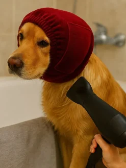 Gehörschutz-Stirnband in Rot