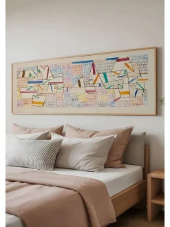 Gerahmter Kunstdruck - (B)120 x (H)50 cm