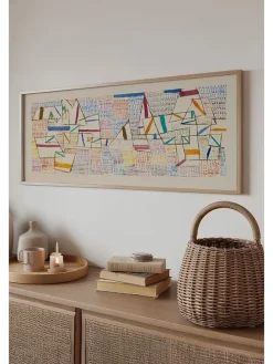 Gerahmter Kunstdruck - (B)120 x (H)50 cm