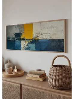 Gerahmter Kunstdruck - (B)120 x (H)50 cm