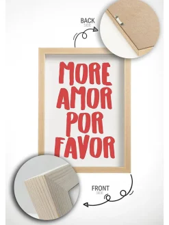 Gerahmter Kunstdruck - (B)33 x (H)48 cm