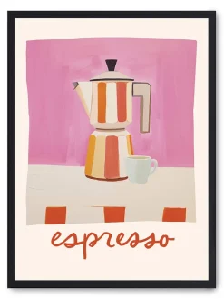 Gerahmter Kunstdruck "Espresso"