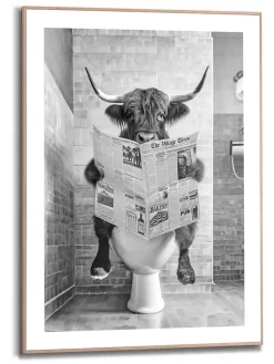 Gerahmter Kunstdruck "Highland Break"