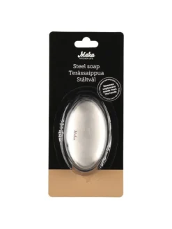 Geruchsabsorbierende Stahlseife in weiß