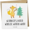 Geschenk Gutschein Weihnachtszauber mit Spruch in Weiß