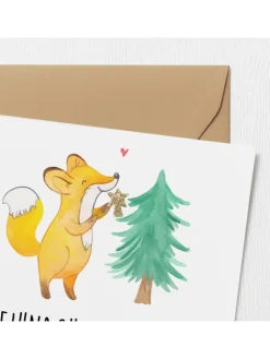 Geschenk Gutschein Weihnachtszauber mit Spruch in Weiß