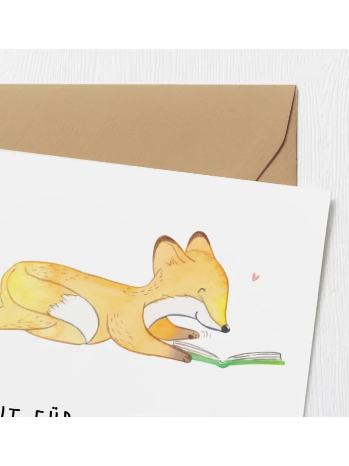 Geschenkkarte Bücherabend Geschichten mit Spruch in Weiß