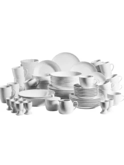 Geschirr-Set, Porzellan Barca in Weiß