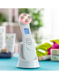 Gesichtsmassagegerät in Weiß - (B)5 x (H)17 x (T)5 cm