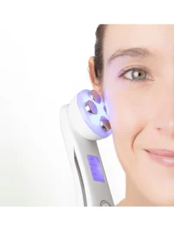 Gesichtsmassagegerät in Weiß - (B)5 x (H)17 x (T)5 cm