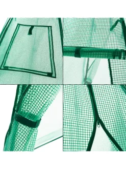 Gewächshaus Hunze in Grün (H)183cm (D)160cm