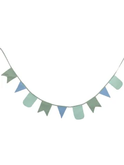 Girlande in Mint/ Hellblau - (L)200 cm
