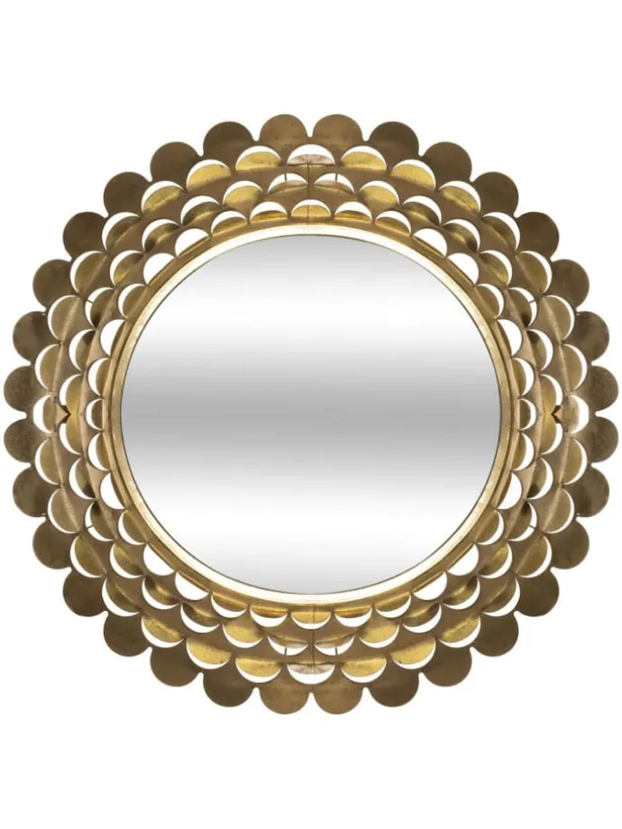 Glamour-Spiegel in gold