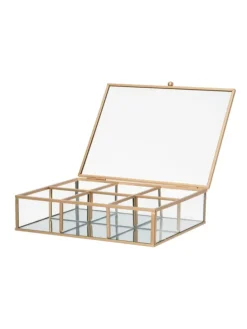 Glasbox in gold