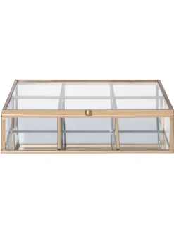 Glasbox in gold