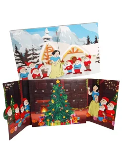 Glasfiguren-Adventskalender "Märchen" in Bunt