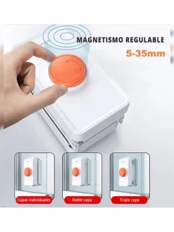 Glasreiniger in Weiß, 8 - 35 mm Glasdicke