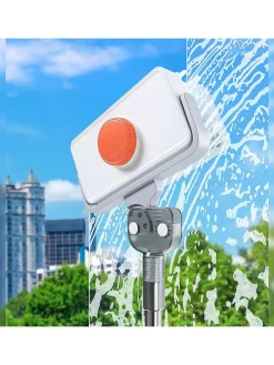 Glasreiniger in Weiß, 8 - 35 mm Glasdicke