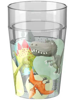 Glitzerbecher "Dinos" in Bunt - ab 12 Monaten