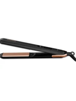 Glätteisen "NaturaShine" in Schwarz/ Roségold