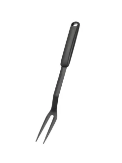Grillgabel Grillbesteck Grillzubehör L: 45,5cm in schwarz