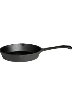 Grillpfanne Gusseisen in schwarz - D: 25cm