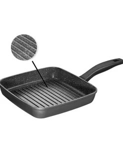 Grillpfanne in Grau - (L)26 x (B)26 cm