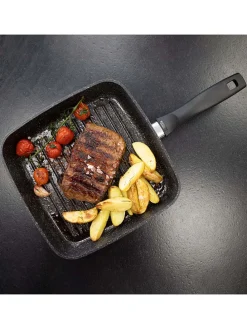 Grillpfanne in Grau - (L)26 x (B)26 cm