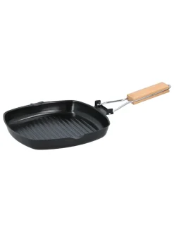 Grillpfanne in Schwarz - Ø 24 cm