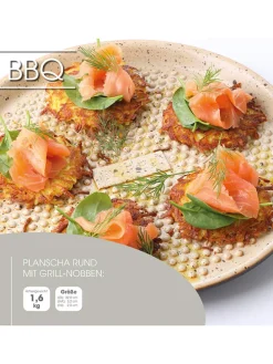 Grillplatte in Beige - Ø 32 cm