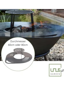 Grillplatte in Schwarz