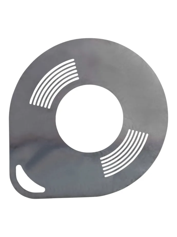 Grillplatte in Schwarz