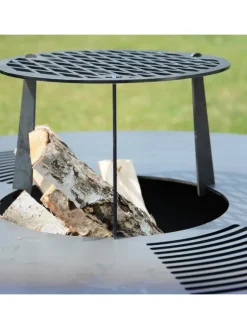 Grillplatte in Schwarz