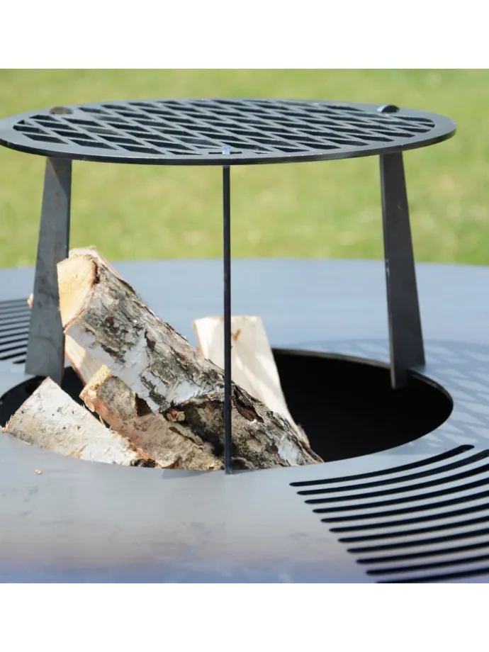 Grillplatte in Schwarz