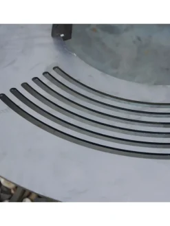 Grillplatte in Schwarz