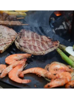 Grillplatte in Schwarz