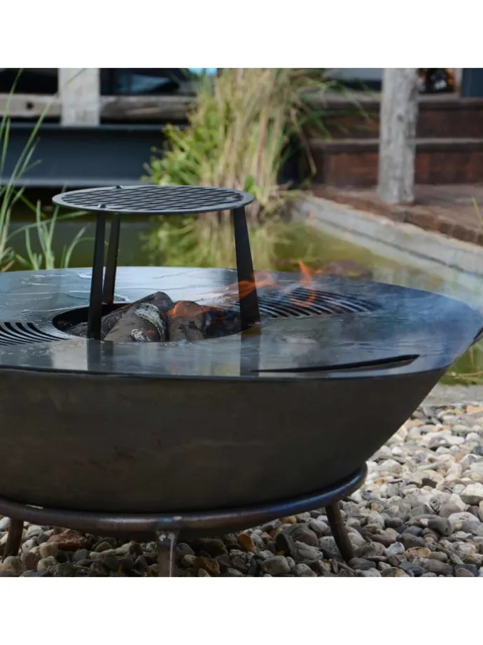 Grillplatte in Schwarz