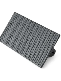 Grillpresse in Schwarz/ Hellbraun - (L)21 x (B)11 cm