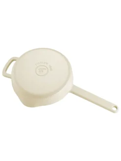 Gusseisen-Pfanne in Creme - Ø 23 cm