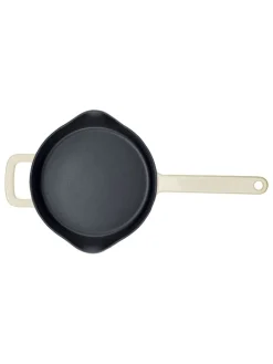 Gusseisen-Pfanne in Creme - Ø 23 cm