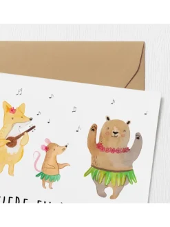 Gutschein Besuch im Tierpark mit Spruch in Weiß