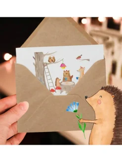 Gutschein Besuch im Tierpark mit Spruch in Weiß