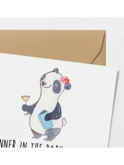 Gutschein Dinner in the Dark Erlebnis mit Spruch in Weiß