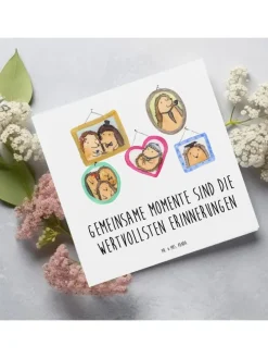 Gutschein Familientag Erinnerungen mit Spruch in Weiß