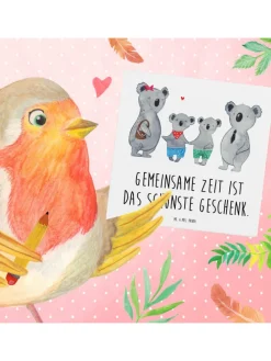 Gutschein Familientag Geschenk mit Spruch in Weiß